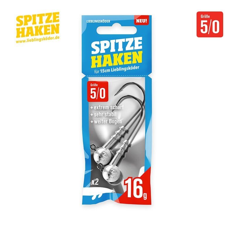 LIEBLINGSKÖDER Spitze Haken Gr.5/0 16g 2Stk.