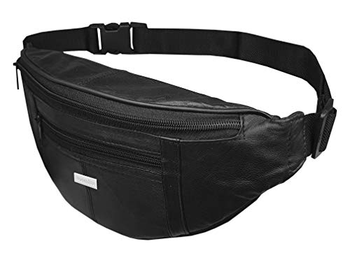 Roamlite ® Leder Gürteltasche, Weich Leder Gürteltasche, Up to 111.8cm taille RL140 von Roamlite