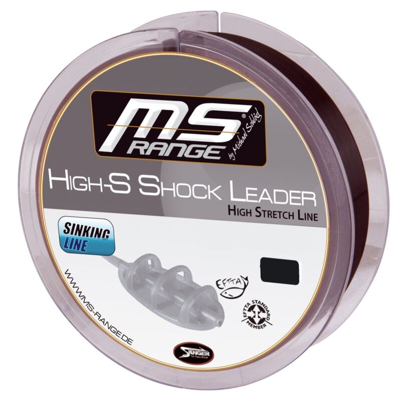 MS RANGE High S Shockleader 0,26mm 4,44kg 200m Braun (0,03 € pro 1 m)