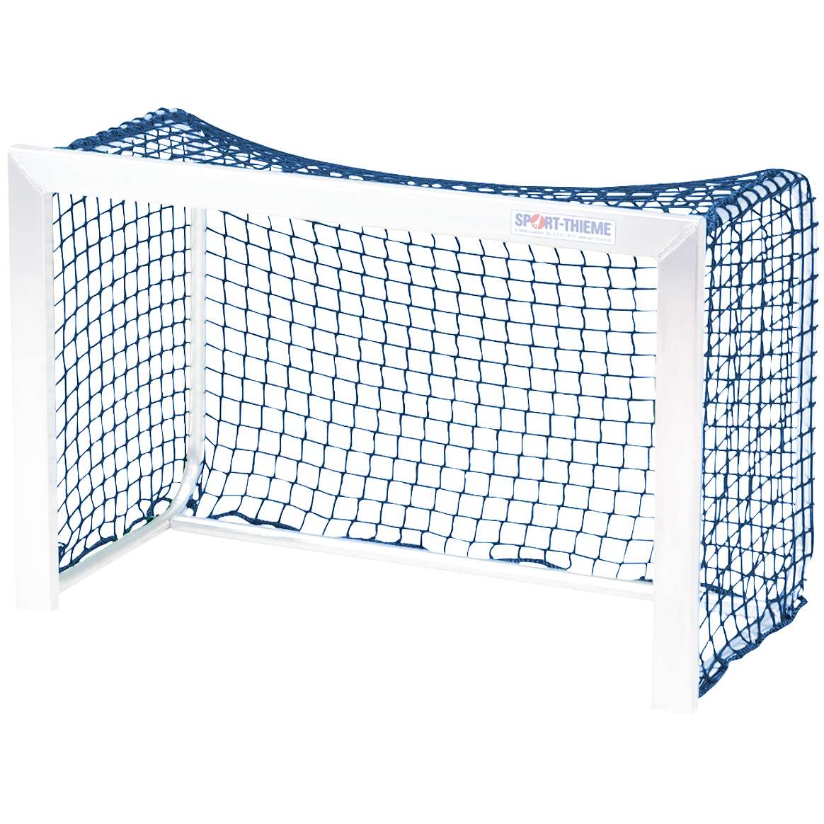 Fußballtornetz für Mini-Fußballtor, MW 4,5 cm, Blau, Für Tor 2,40x1,60 m, Tortiefe 1 m