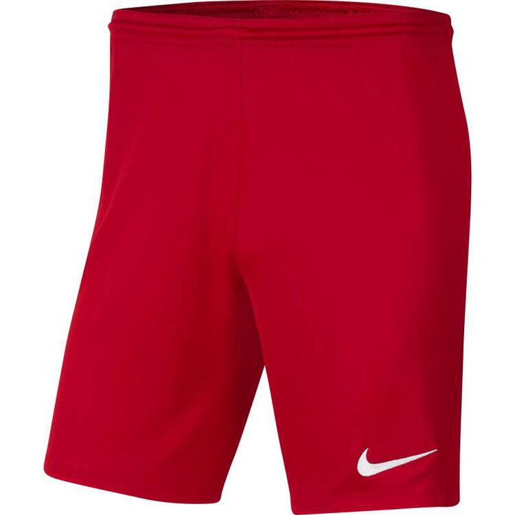 Nike Park III Short BV6855 UNIVERSITY RED/WHITE 2XL