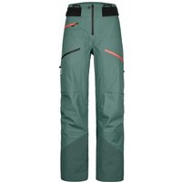 Ortovox 3L Deep Shell Pants Dermizax EV W Damen Skihose (Petrol L Größe)