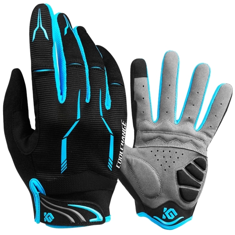 Paintball Handschuhe DYNAMICS (schwarz/blau) M