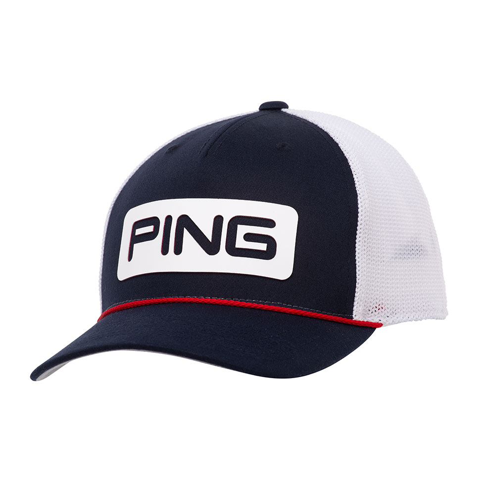 'Ping All-American Trucker Golf Cap navy/weiss' von Ping