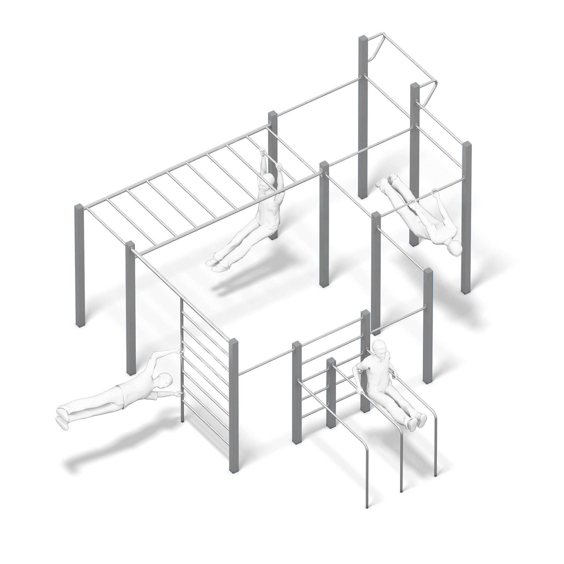 Playparc Calisthenics-Anlage "Allround" von Playparc