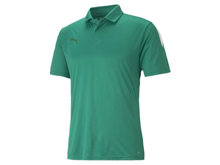 Puma teamLIGA Sideline Polo 657257 Pepper Green-Puma White - Gr. L