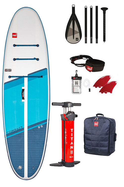 Red Paddle 9&apos;6" Compact Starter-Set von Red Paddle SUP