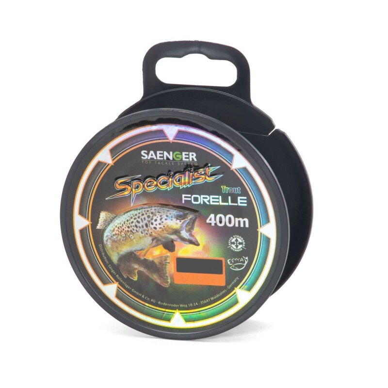 SÄNGER Specialist Forelle 0,18mm 4,1kg 400m Limpid Clear (0,01 € pro 1 m)