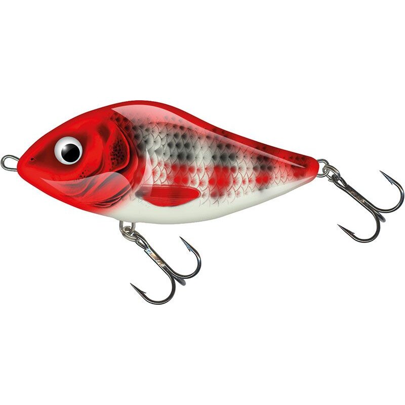 SALMO Slider Floating 7cm 17g Holo Red Head Striper