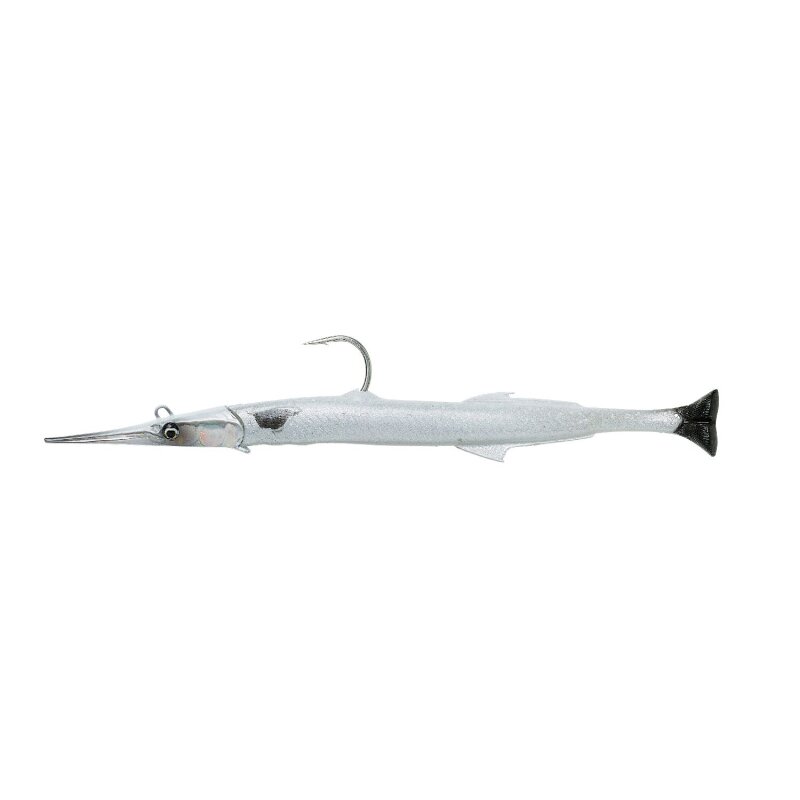 SAVAGE GEAR 3D Needlefish Pulsetail 30cm 105g Pearl White Silver...