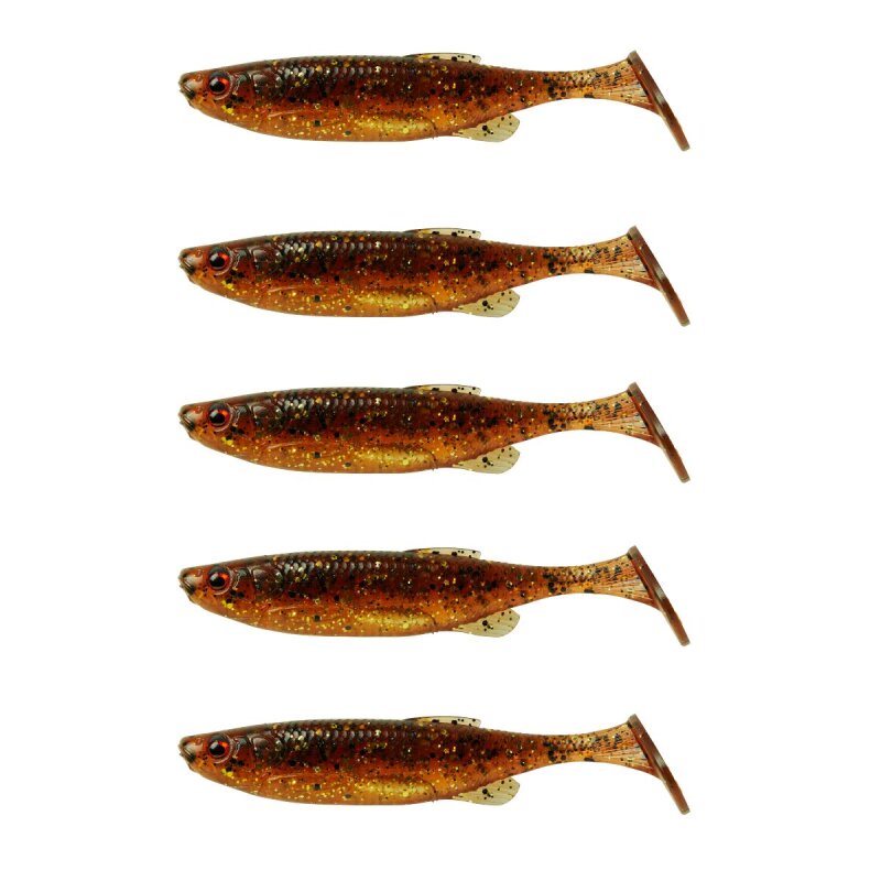 SAVAGE GEAR Fat Minnow T-Tail 13cm 20g Motor Oil UV 5Stk.