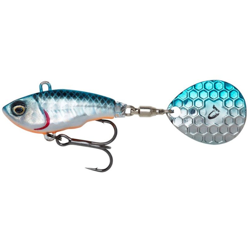 SAVAGE GEAR Fat Tail Spin 5,5cm 6,5g Blue Silver
