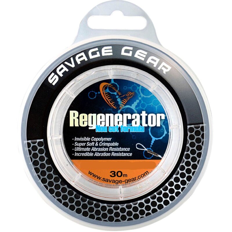 SAVAGE GEAR Regenerator Mono 0,4mm 10kg 30m Transparent (0,14 € pro 1 m)