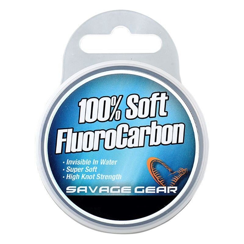 SAVAGE GEAR Soft Fluoro Carbon 0,36mm 8kg 40m Clear (0,27 € pro 1 m)