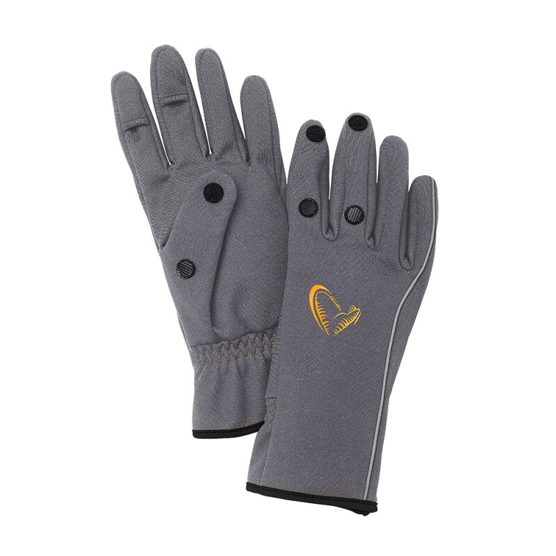 SAVAGE GEAR Softshell Glove XL Grey