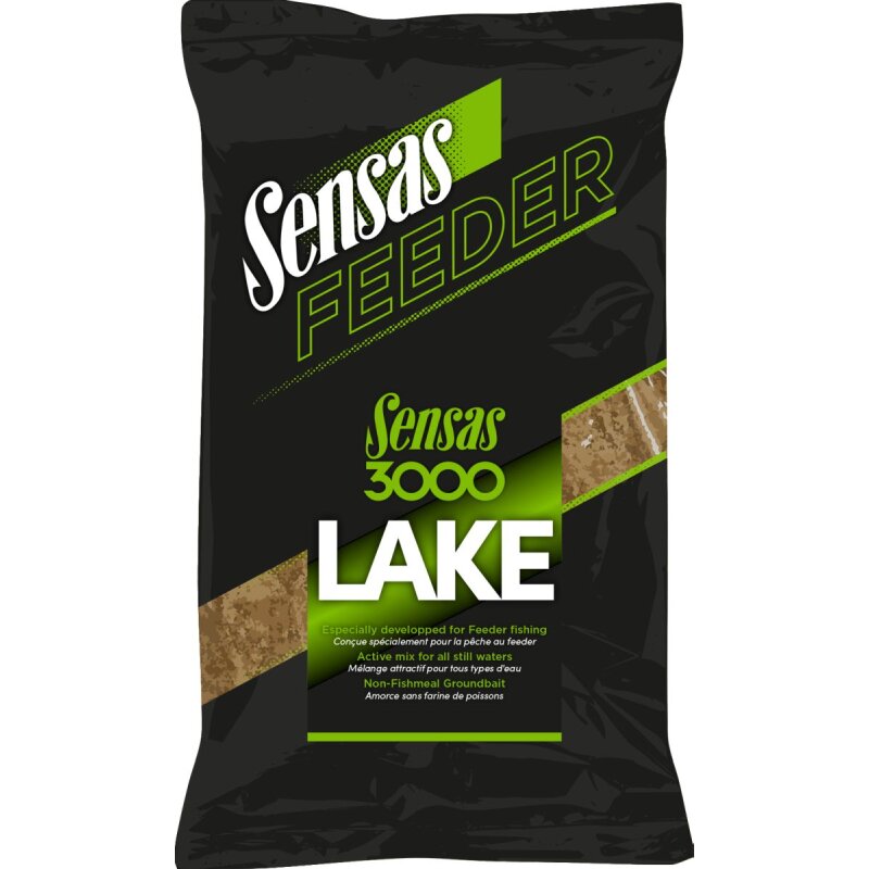 SENSAS Feeder 3000 Lake 1kg Braun (4,37 € pro 1 kg)