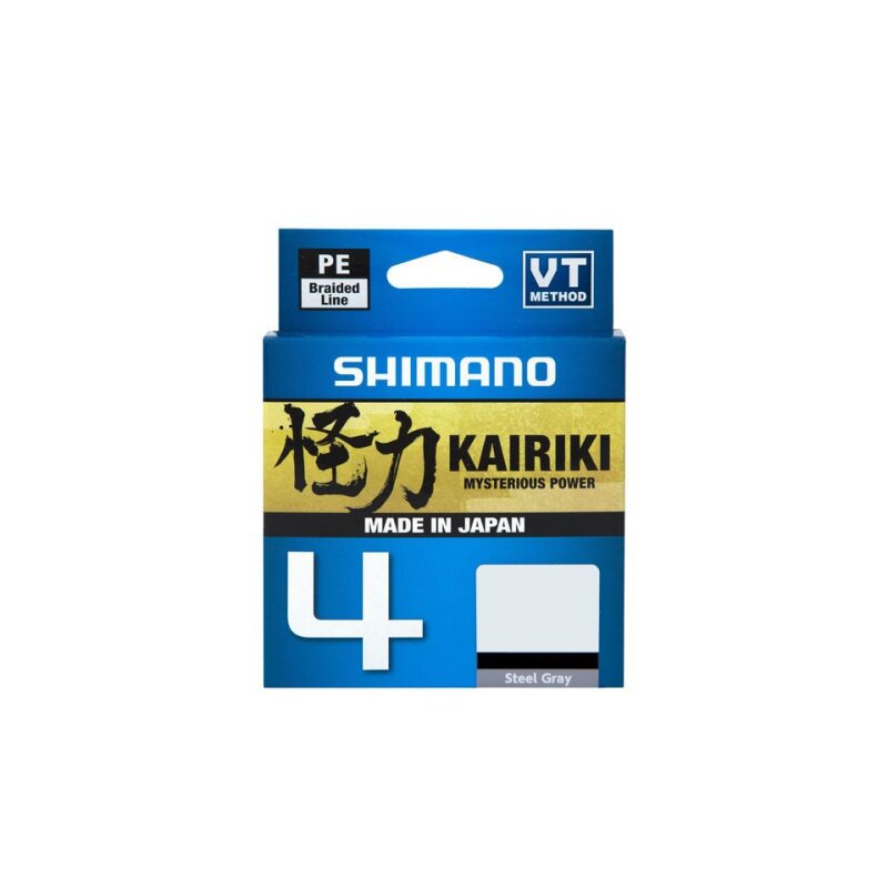SHIMANO Kairiki 4 0,19mm 11,6Kg 300m Steel Grey (0,05 € pro 1 m)