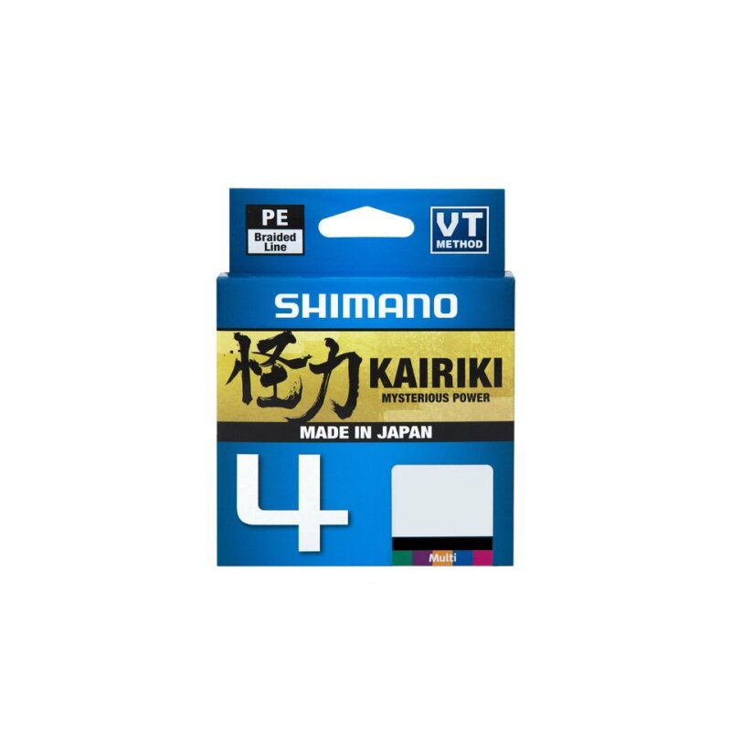 SHIMANO Kairiki 4 0,215mm 16,7Kg 300m Multi Color (0,05 € pro 1 m)