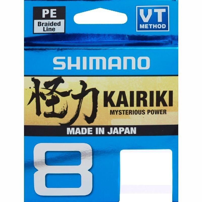 SHIMANO Kairiki 8 0,13mm 8,2kg 300m Steel Grey (0,09 € pro 1 m)