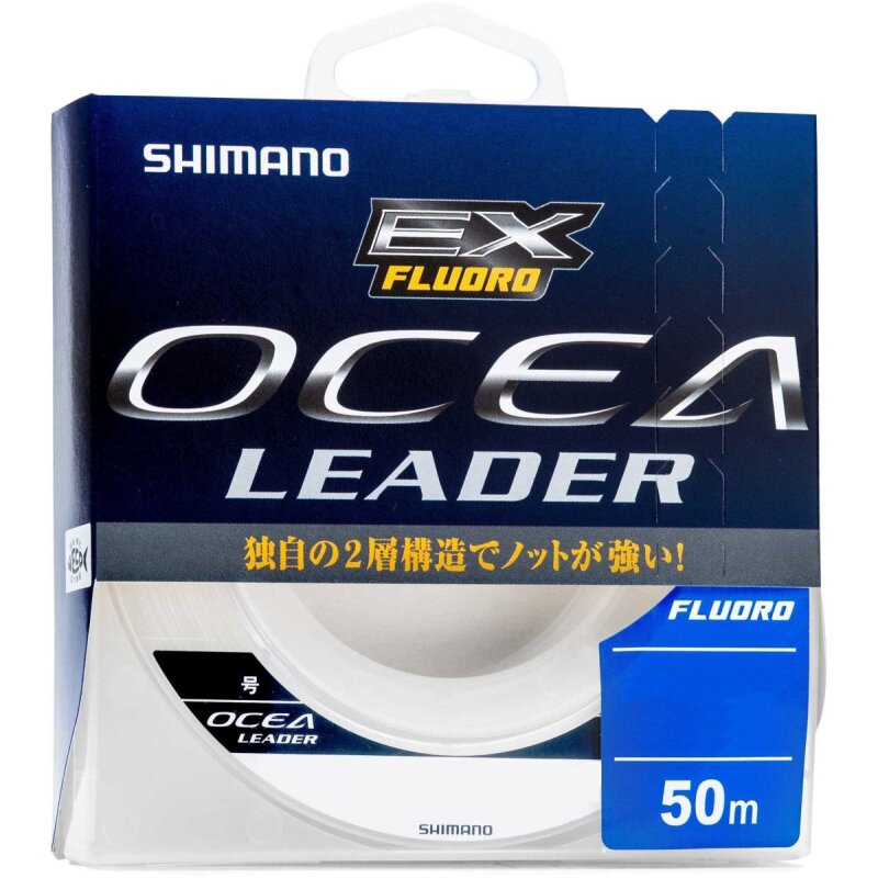 SHIMANO Ocea Leader EX Fluoro 0,41mm 11,34kg 50m Clear (0,22 € pro 1 m)
