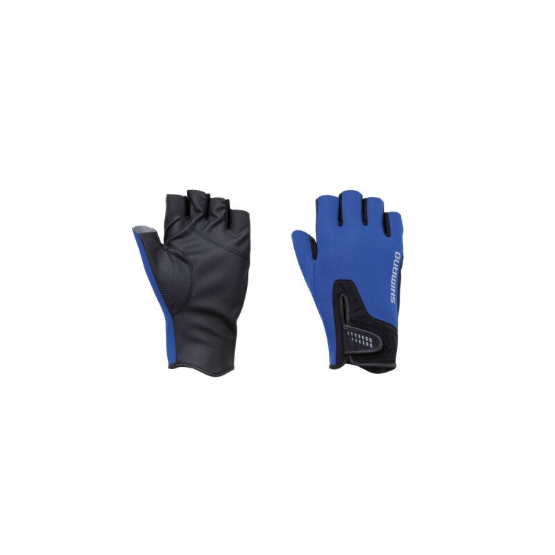 SHIMANO Pearl Fit Handschuhe Fingerlos XL Blau