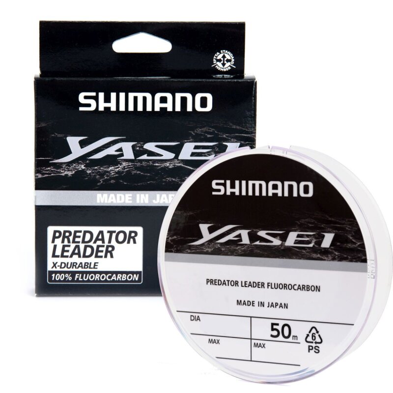 SHIMANO Yasei Predator Fluoro 0,35mm 8,08kg 50m Grey (0,21 € pro 1 m)