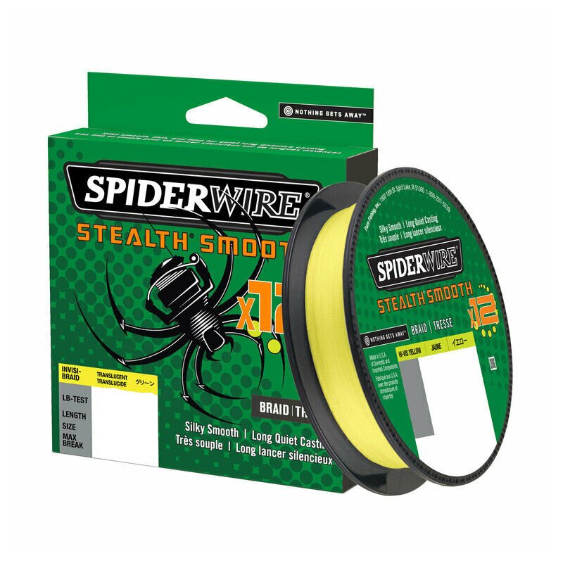 SPIDERWIRE Stealth Smooth 12 Braid 0,06mm 5,4kg 150m... (0,15 € pro 1 m)