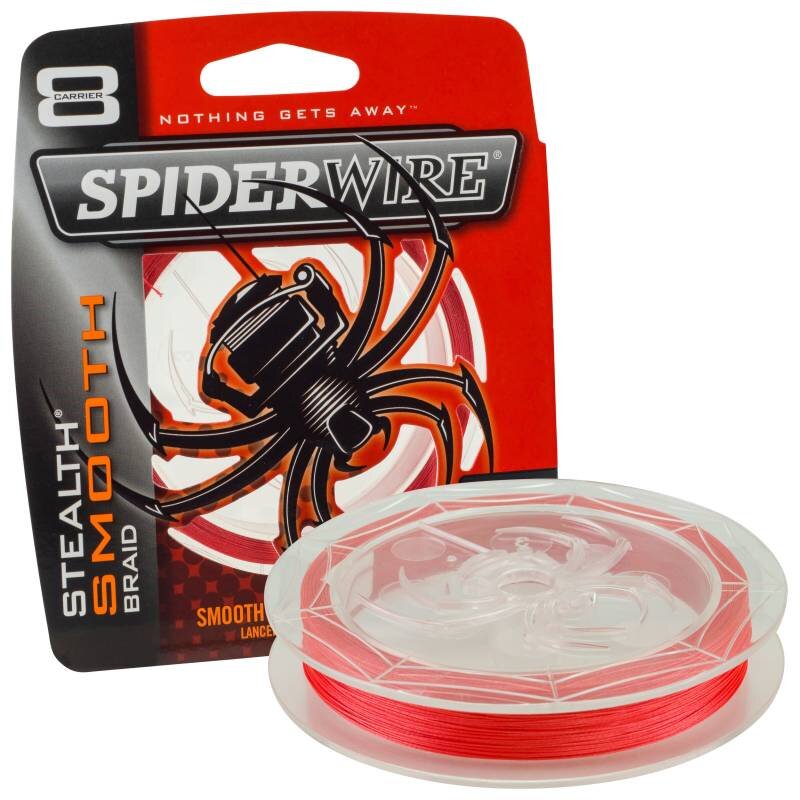 SPIDERWIRE Stealth Smooth 8 0,4mm 49,2kg 240m Red (0,05 € pro 1 m)
