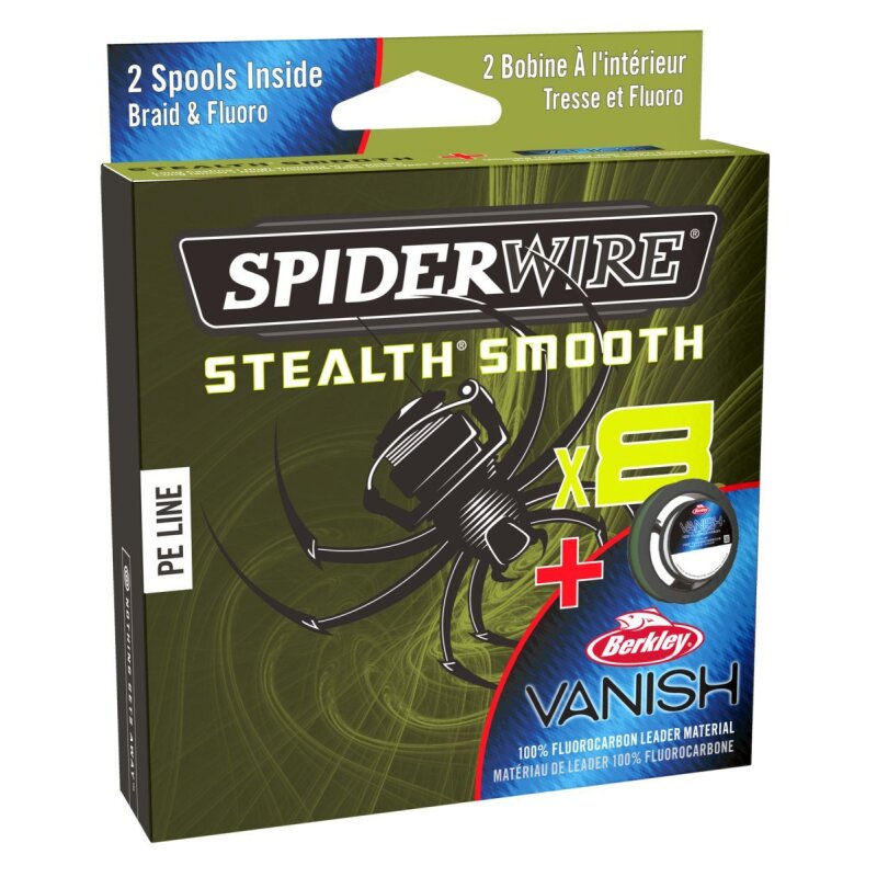 SPIDERWIRE Stealth Smooth 8 Berkley Vanish Duo Spool... (0,13 € pro 1 m)
