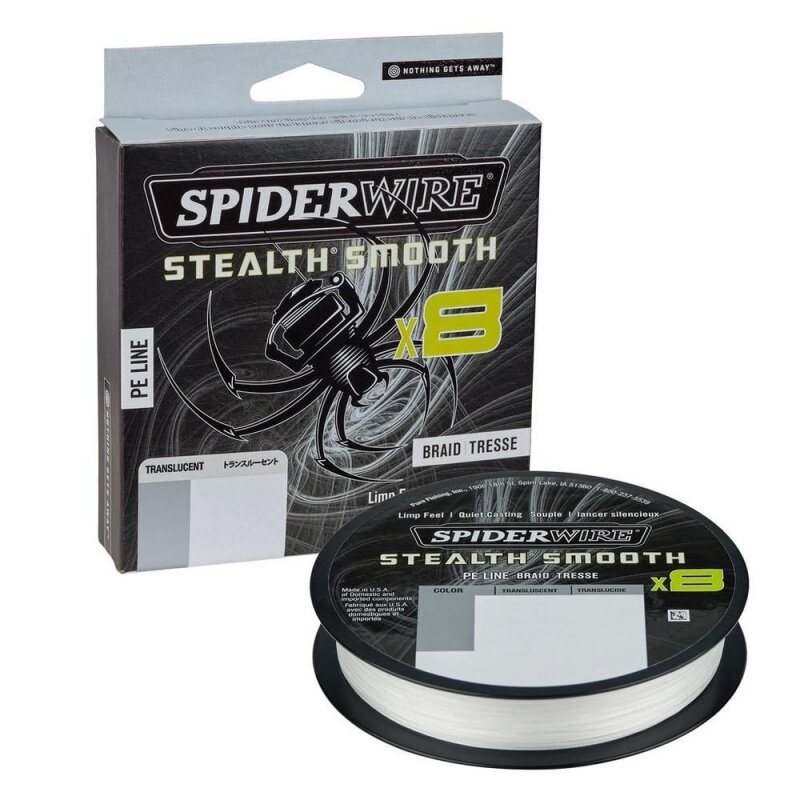 SPIDERWIRE Stealth Smooth 8 0,33mm 38,1kg 150m Tranlucent (0,10 € pro 1 m)