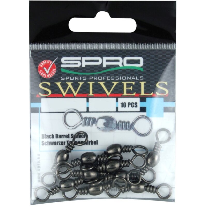 SPRO Barrel Swivel Tönnchenwirbel Gr.18 8kg 10Stk. SPRO Barrel Swivel Tönnchenwirbel Gr.18 8kg 10Stk.