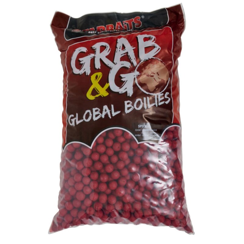 STARBAITS G&G Global Boilies Spice 14mm 10kg (3,99 € pro 1 kg)