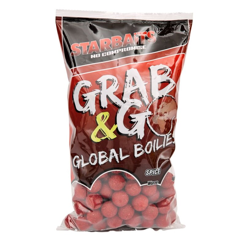 STARBAITS G&G Global Boilies Spice 14mm 1kg (4,55 € pro 1 kg)