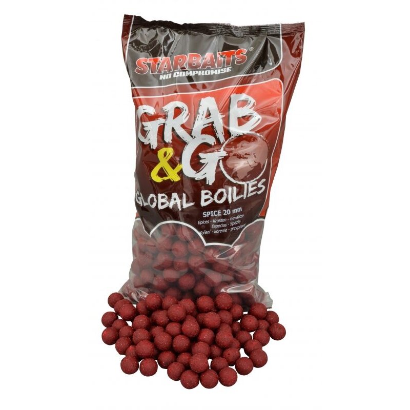 STARBAITS G&G Global Boilies Spice 20mm 2,5kg (3,98 € pro 1 kg)
