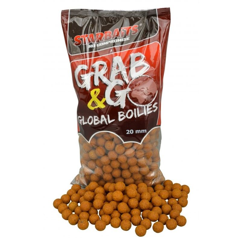 STARBAITS Grab And Go Global Boilies 20mm Garlic 2,5kg (4,45 € pro 1 kg)