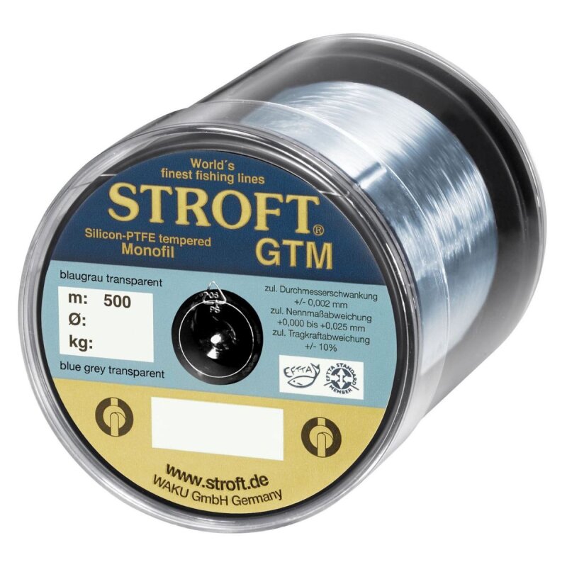 STROFT GTM 0,3mm 8,1kg 500m Blaugrau Transparent (0,08 € pro 1 m)