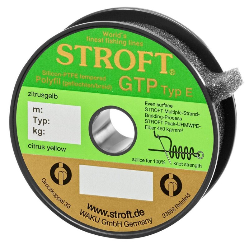 STROFT GTP Typ E4 9,5kg 150m Zitrusgelb (0,28 € pro 1 m)