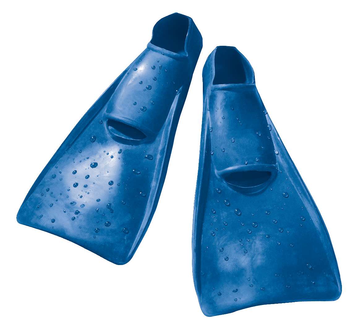 Flipper SwimSafe Schwimmflossen "Entenschuhe", Größe 24–26, Blau von Flipper SwimSafe