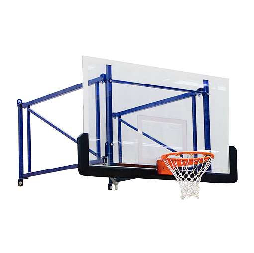 Sport-Thieme Basketball-Wandanlage "Schwenk- und Höhenverstellbar", Ausladung 170 cm, Betonwand von Sport-Thieme
