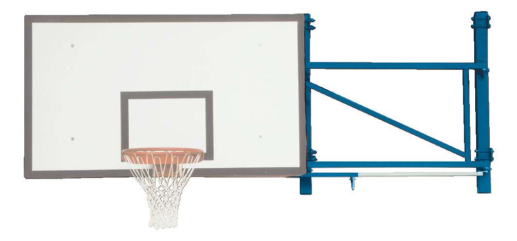 Sport-Thieme Basketball-Wandanlage "Schwenkbar", Ausladung 170 cm, Mauerwerk von Sport-Thieme