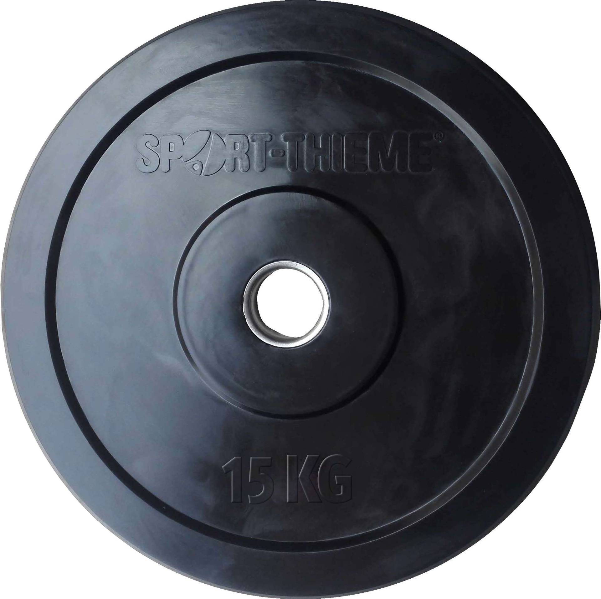Sport-Thieme Hantelscheibe "Bumper Plate", schwarz, 15 kg von Sport-Thieme