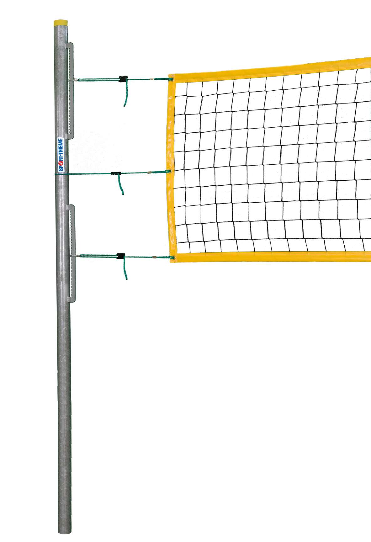 Sport-Thieme Beachvolleyball-Netz Comfort Glasfaserverst/ärkt Markenqualit/ät Schnellverschl/üsse Knotenlos 6-Punkt-Aufh/ängung 8,50 x 1 m o Wetterfestes Polyethylen 9,50 x 1,00 m
