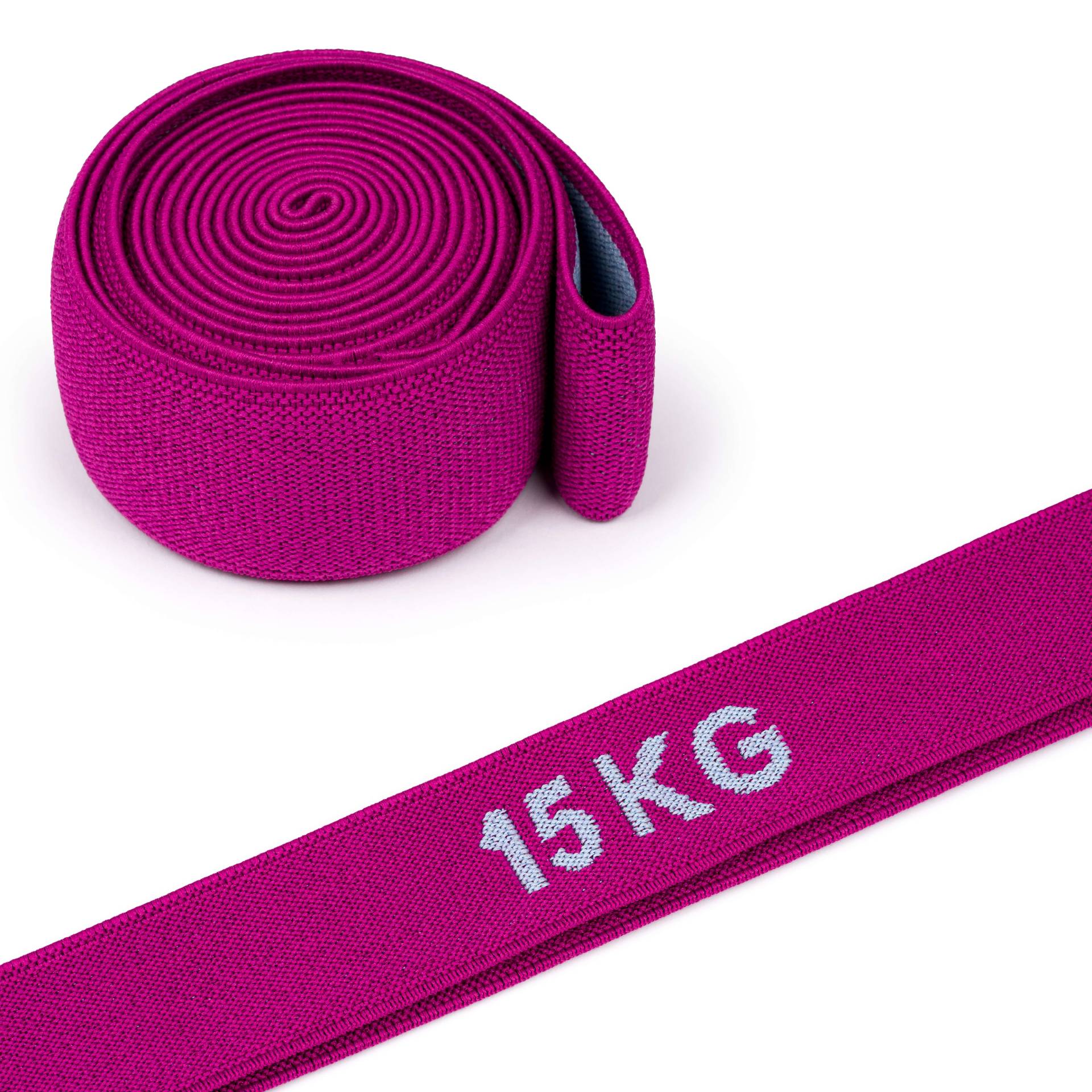 Sport-Thieme Elastikband "Ring", Textil, 15 kg, Lila-Grau von Sport-Thieme