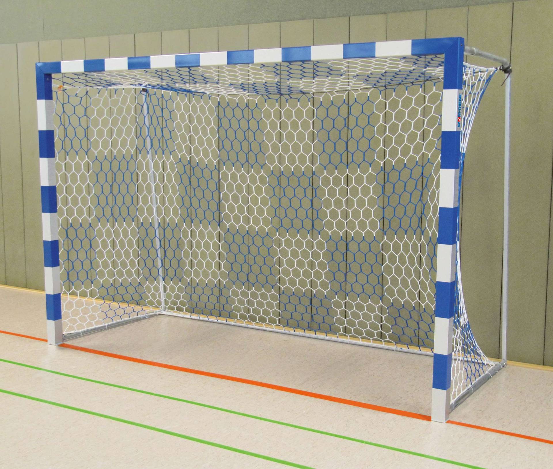 Sport-Thieme Handballtor frei stehend, 3x2 m, Blau-Silber, Verschweißte Eckverbindungen von Sport-Thieme