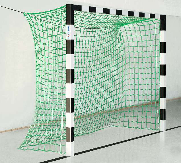 Sport-Thieme Handballtor ohne Netzbügel, 3x2 m, Schwarz-Silber von Sport-Thieme