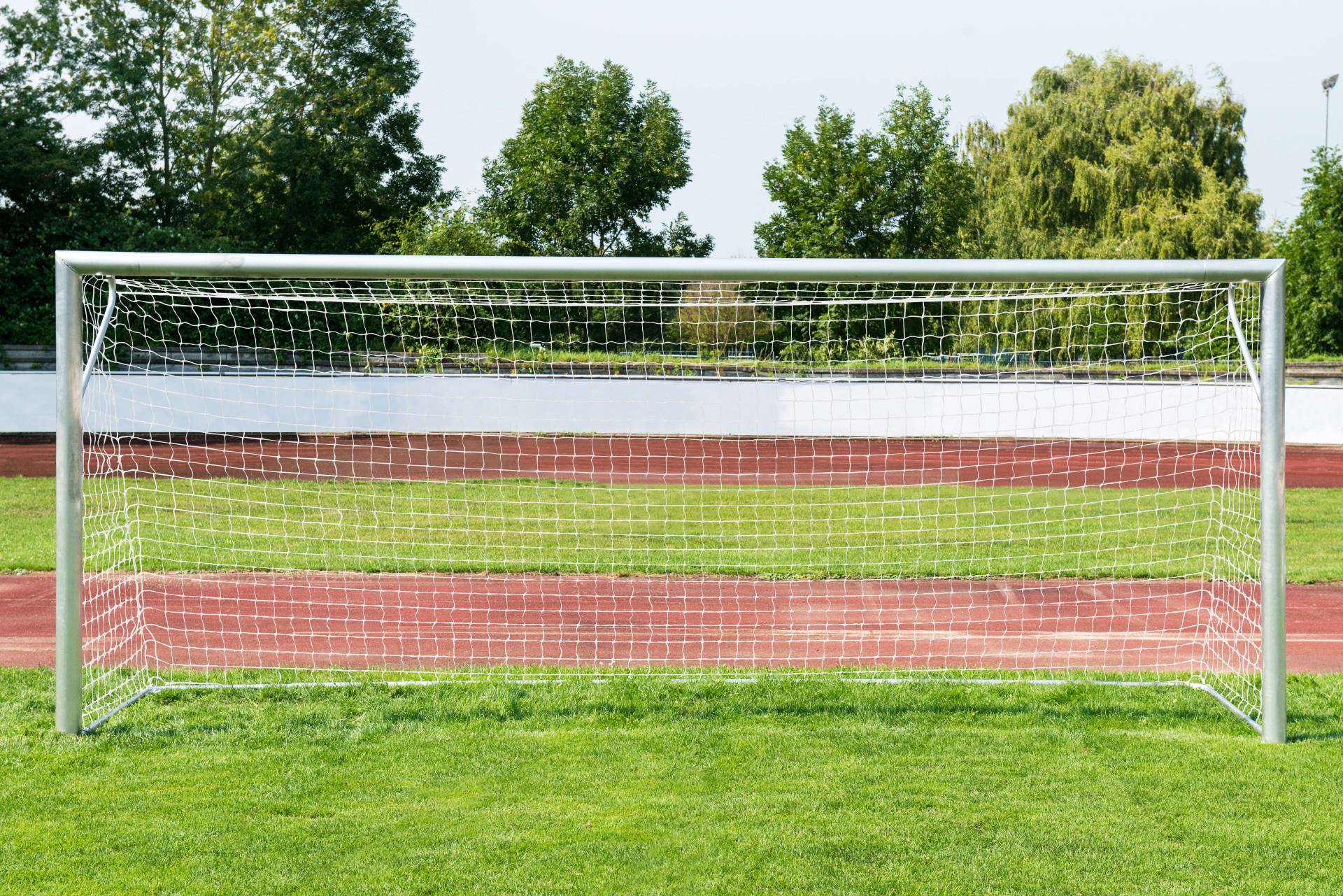 Sport-Thieme Kleinfeld-Fußballtor mit freier Netzaufhängung SimplyFix, eckverschweißt von Sport-Thieme