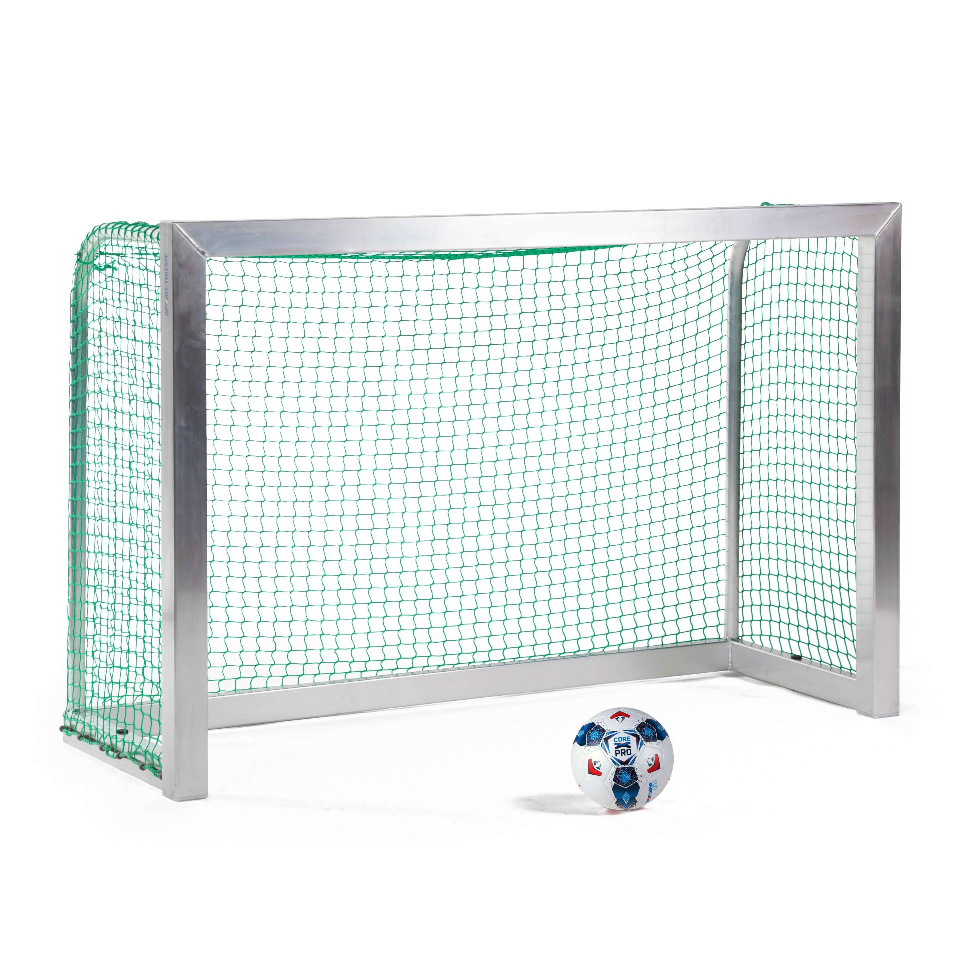 Sport-Thieme Mini-Fußballtor vollverschweißt, Inkl. Netz, grün (MW 4,5 cm), 1,80x1,20 m, Tortiefe 0,70 m von Sport-Thieme