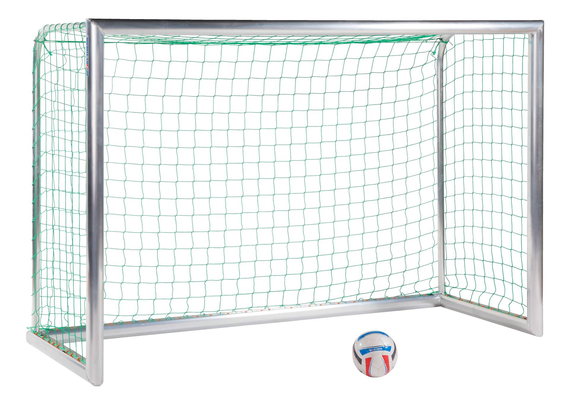 Sport-Thieme Mini-Fußballtor "Professional", Inkl. Netz, grün (MW 10 cm), 2,40x1,60 m, Tortiefe 1,00 m von Sport-Thieme