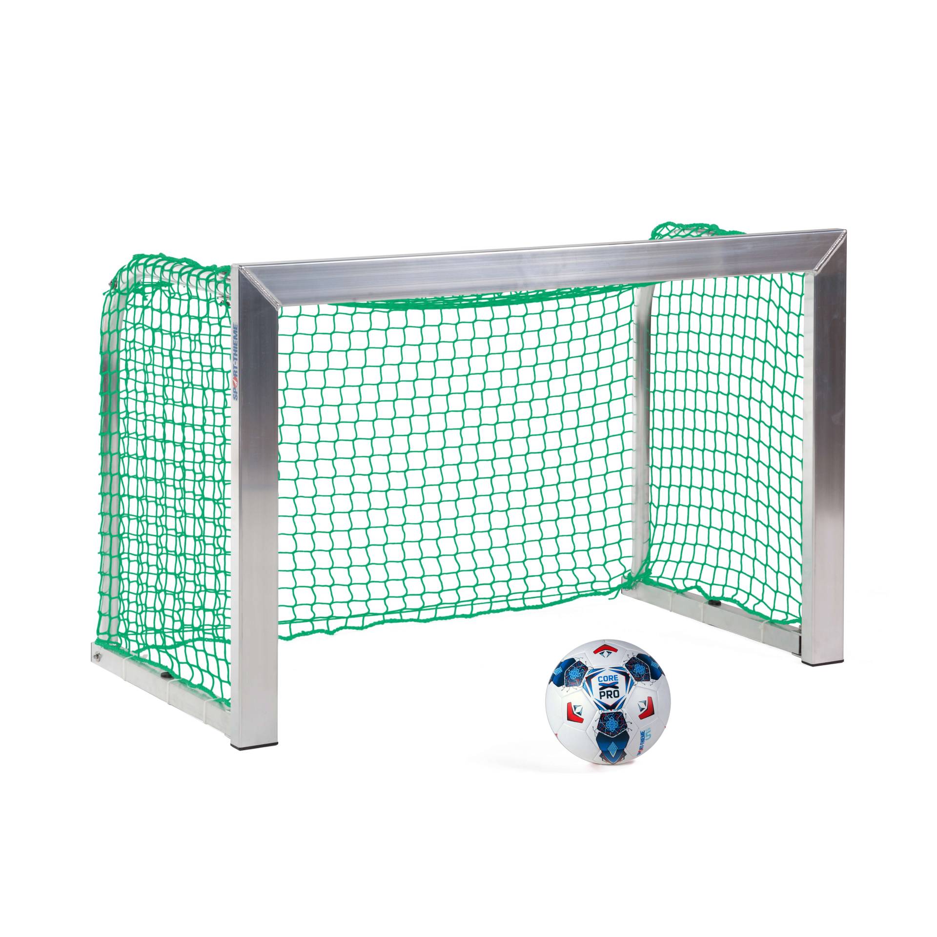 Sport-Thieme Mini-Fußballtor "Training", Inkl. Netz, grün (MW 4,5 cm), 1,20x0,80 m, Tortiefe 0,70 m von Sport-Thieme