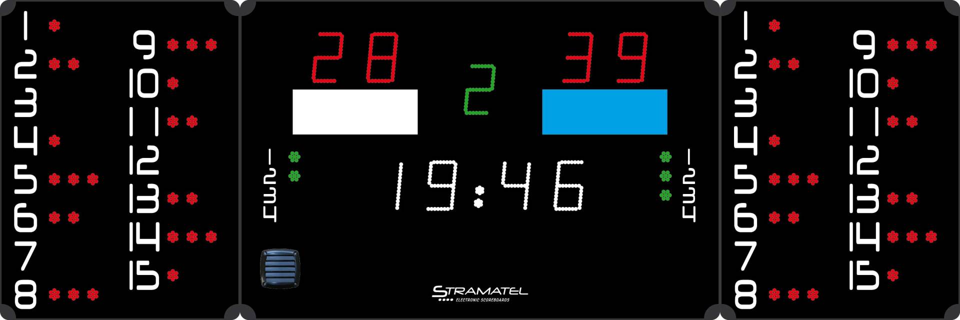 Stramatel Anzeigetafel "452 PS 920" von Stramatel